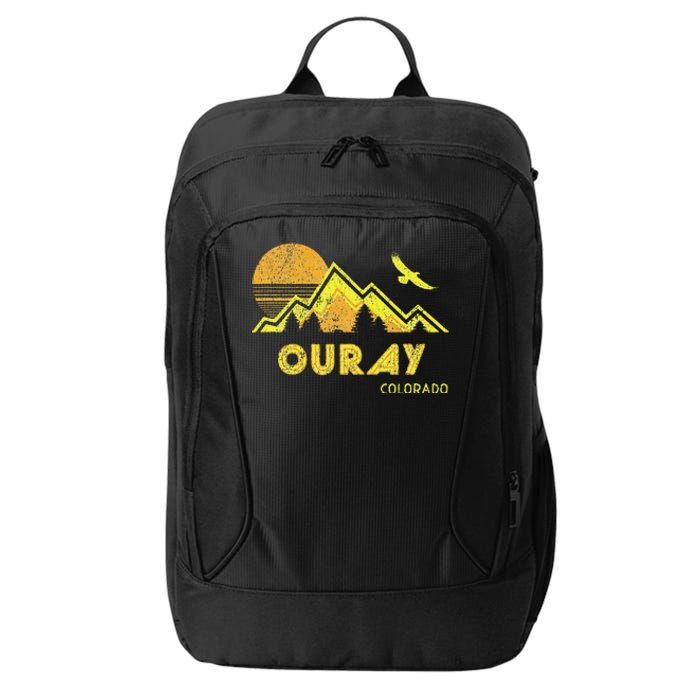 Retro Ouray Colorado Distressed Home City Backpack