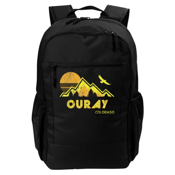 Retro Ouray Colorado Distressed Home Daily Commute Backpack