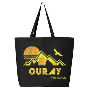 Retro Ouray Colorado Distressed Home 25L Jumbo Tote