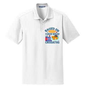 Raised On Cuban Bread And Croquetas Cuba Cuban Dry Zone Grid Polo