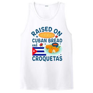 Raised On Cuban Bread And Croquetas Cuba Cuban PosiCharge Competitor Tank