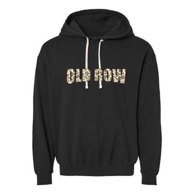 Retro Old Camo Row Vintage Camouflage Garment-Dyed Fleece Hoodie