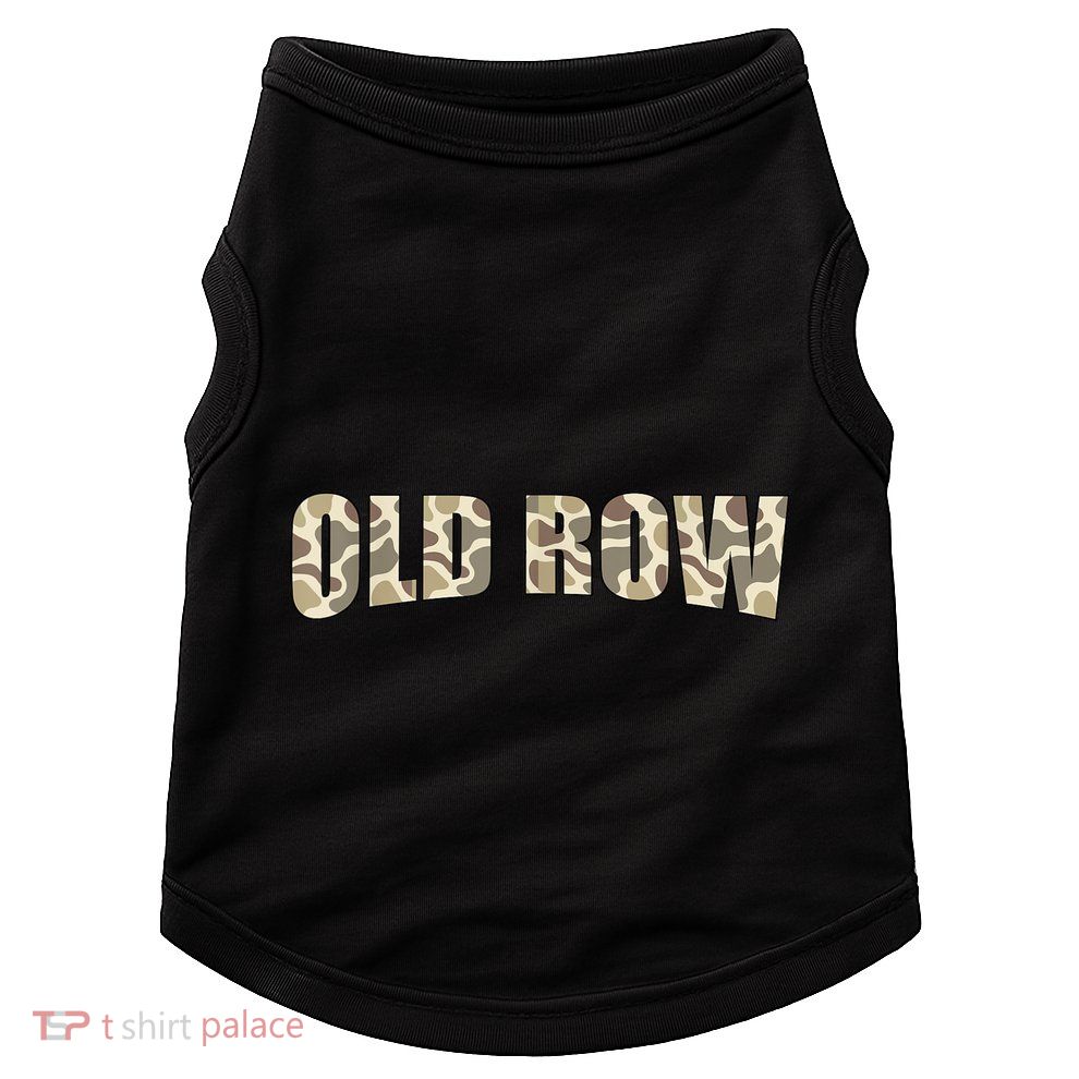 Retro Old Camo Row Vintage Camouflage Doggie Tank