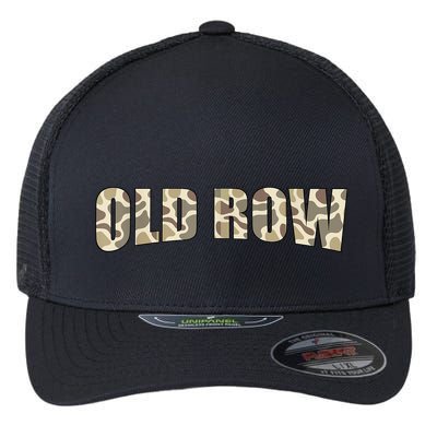 Retro Old Camo Row Vintage Camouflage Flexfit Unipanel Trucker Cap