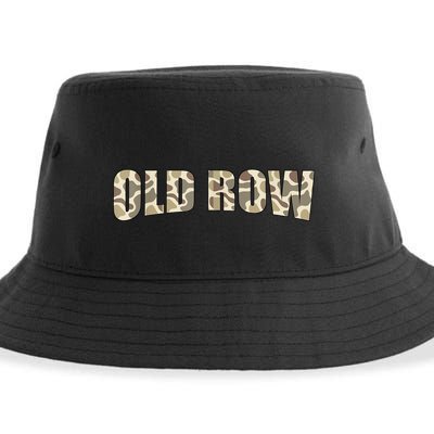 Retro Old Camo Row Vintage Camouflage Sustainable Bucket Hat