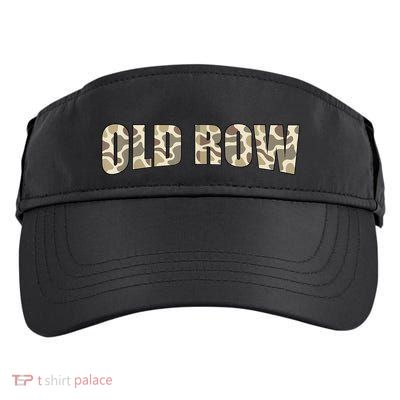 Retro Old Camo Row Vintage Camouflage Adult Drive Performance Visor