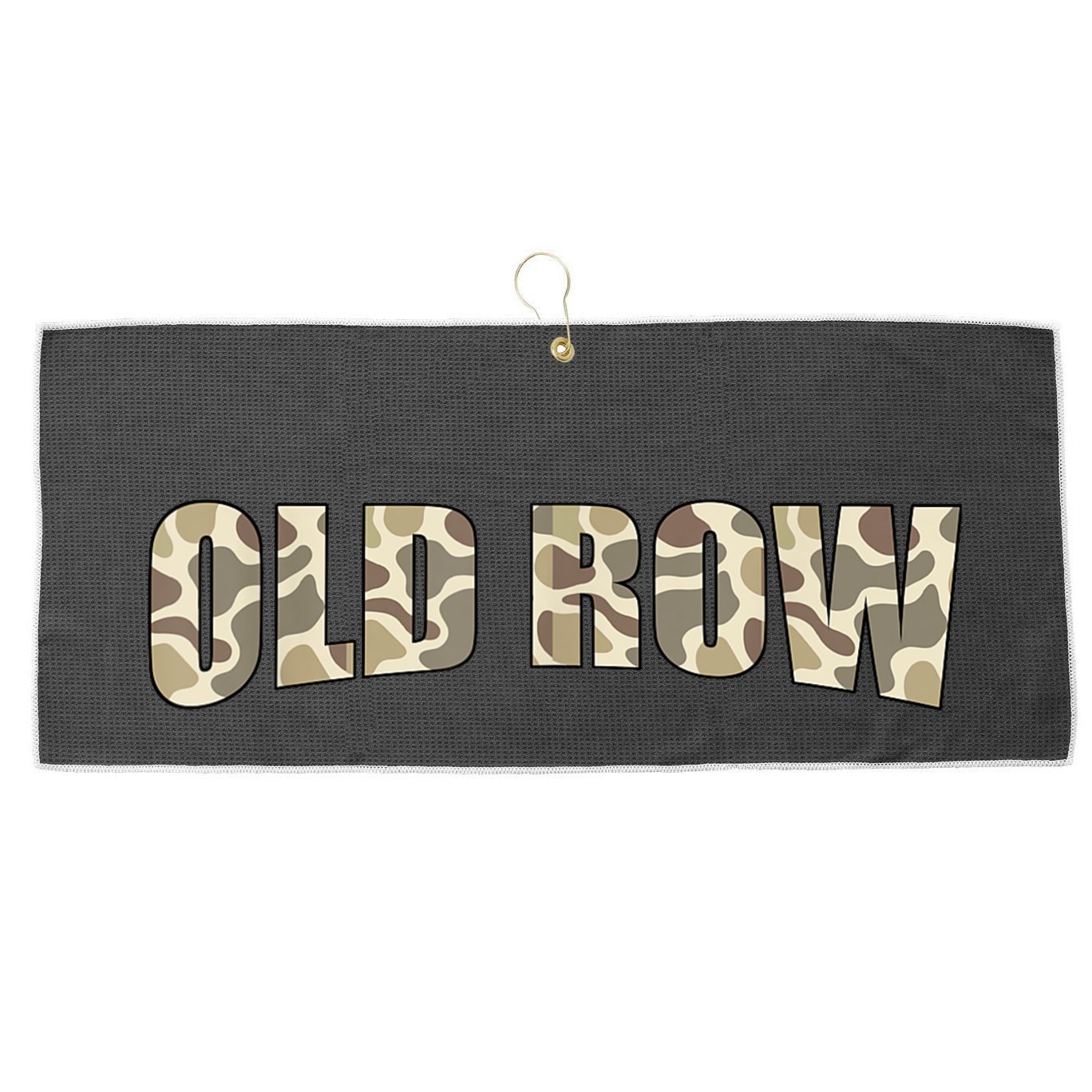 Retro Old Camo Row Vintage Camouflage Large Microfiber Waffle Golf Towel