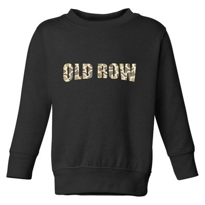 Retro Old Camo Row Vintage Camouflage Toddler Sweatshirt