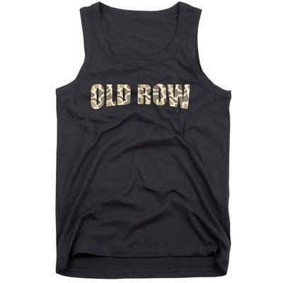 Retro Old Camo Row Vintage Camouflage Tank Top