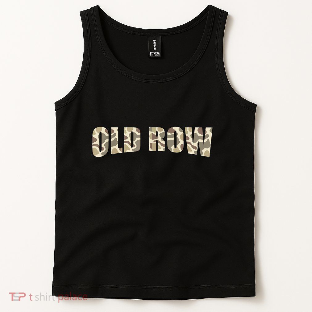 Retro Old Camo Row Vintage Camouflage Tank Top