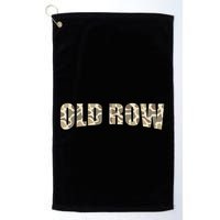 Retro Old Camo Row Vintage Camouflage Golf Towel