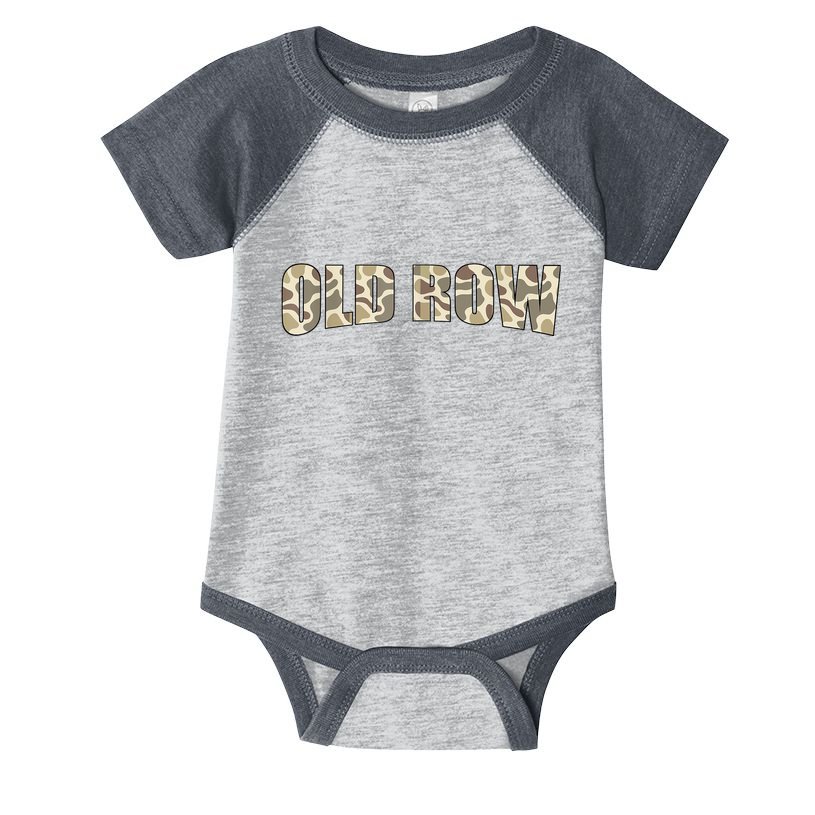 Retro Old Camo Row Vintage Camouflage Infant Baby Jersey Bodysuit