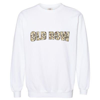Retro Old Camo Row Vintage Camouflage Garment-Dyed Sweatshirt
