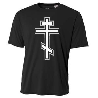 Russian Orthodox Cross. Crucifix Christian Cooling Performance Crew T-Shirt