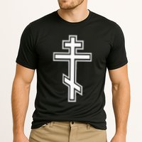 Russian Orthodox Cross. Crucifix Christian Cooling Performance Crew T-Shirt
