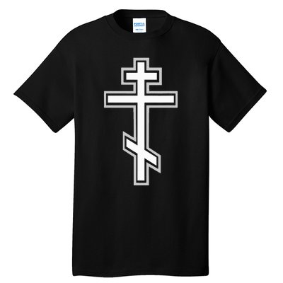 Russian Orthodox Cross. Crucifix Christian Tall T-Shirt