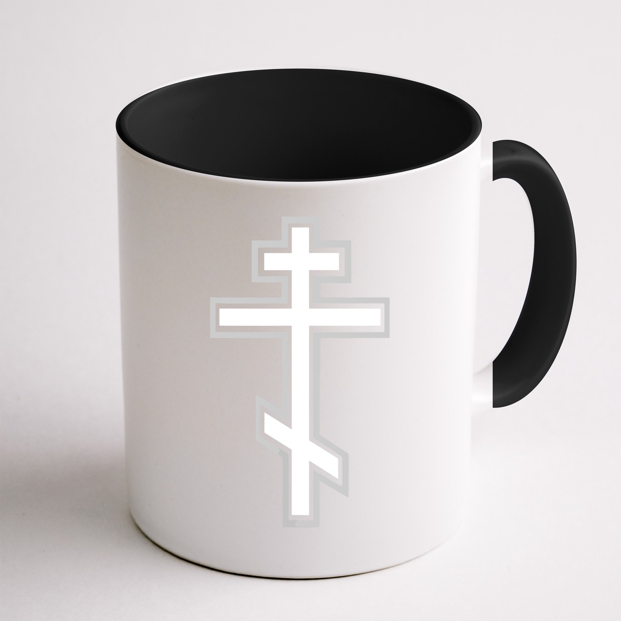 Russian Orthodox Cross Crucifix Christian Mug