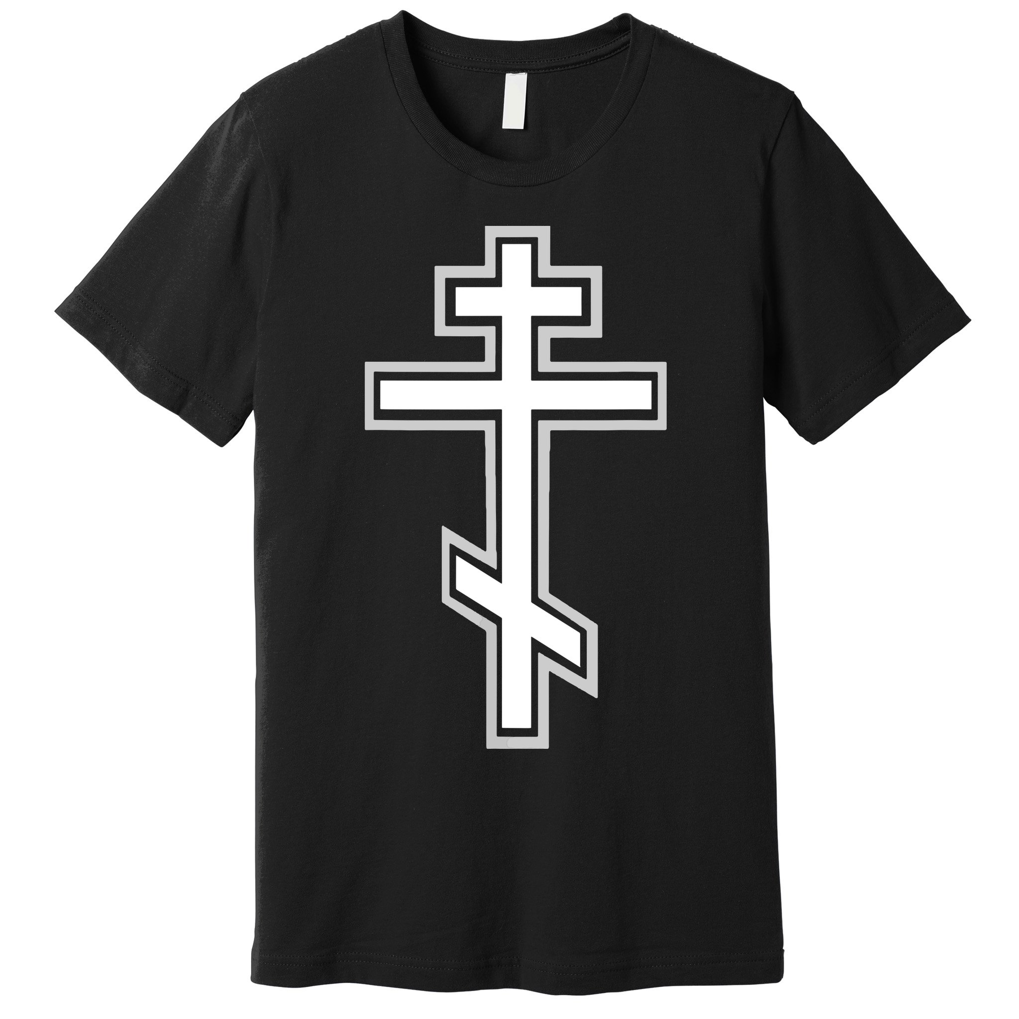 Russian Orthodox Cross Crucifix Christian Premium T-Shirt