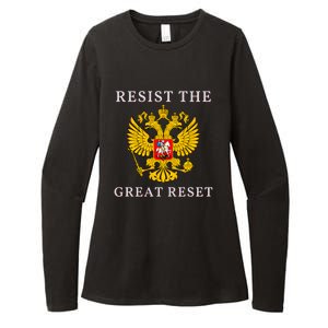 Russian Orthodox Christian Eagle Flag Gift Womens CVC Long Sleeve Shirt