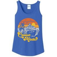 Retro On Cruise Mode Family Vacation Style Gift Ladies Essential Tank