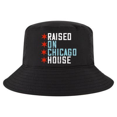 Raised On Chicago House Music EDM DJ Illinois Raver Cool Comfort Performance Bucket Hat