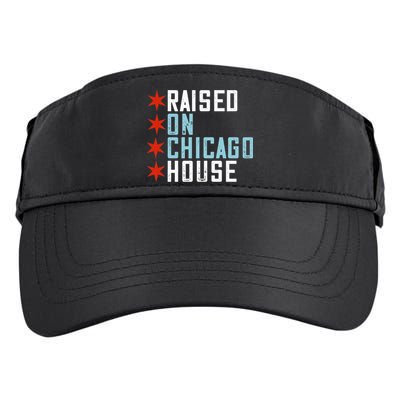 Raised On Chicago House Music EDM DJ Illinois Raver Adult Drive Performance Visor