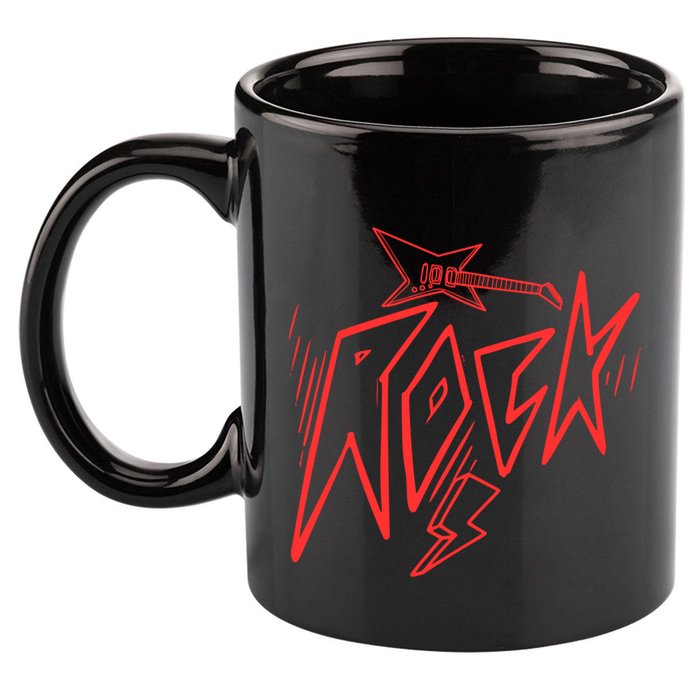 Rock On Cute Gift 11oz C Handle Ceramic Mug