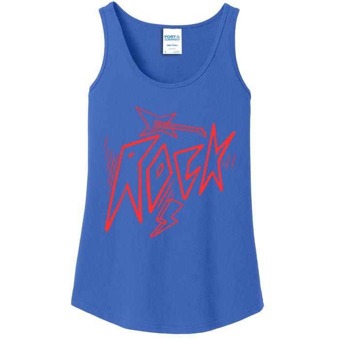 Rock On Cute Gift Ladies Essential Tank