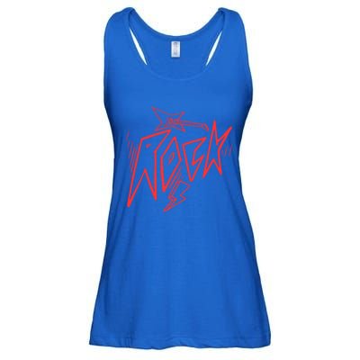 Rock On Cute Gift Ladies Essential Flowy Tank