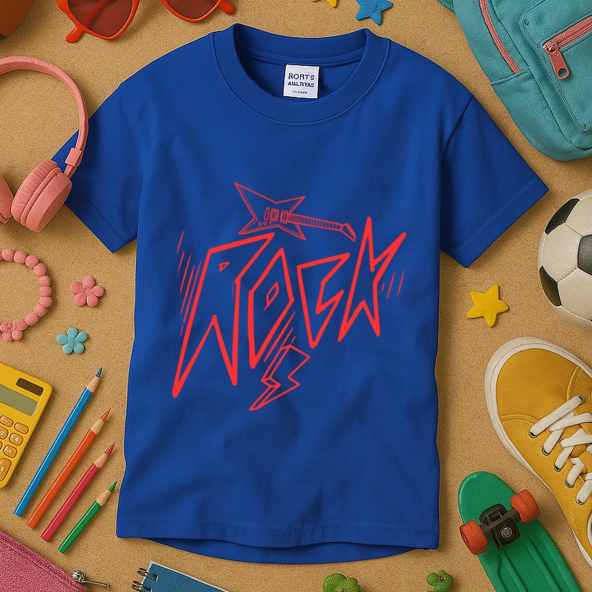 Rock On Cute Gift Kids T-Shirt
