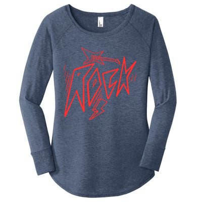 Rock On Cute Gift Women's Perfect Tri Tunic Long Sleeve Shirt