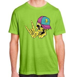 Rock On Cool Skull Adult ChromaSoft Performance T-Shirt