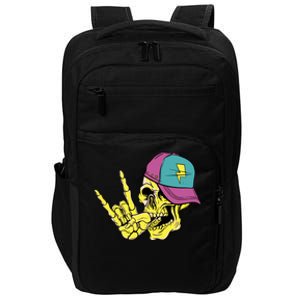 Rock On Cool Skull Impact Tech Backpack