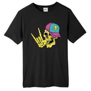 Rock On Cool Skull Tall Fusion ChromaSoft Performance T-Shirt