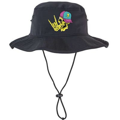 Rock On Cool Skull Bucket Hat