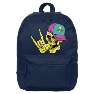 Rock On Cool Skull 16 in Basic Backpack