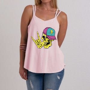 Rock On Cool Skull Women's Strappy Tank