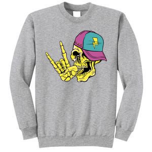 Rock On Cool Skull Sweatshirt