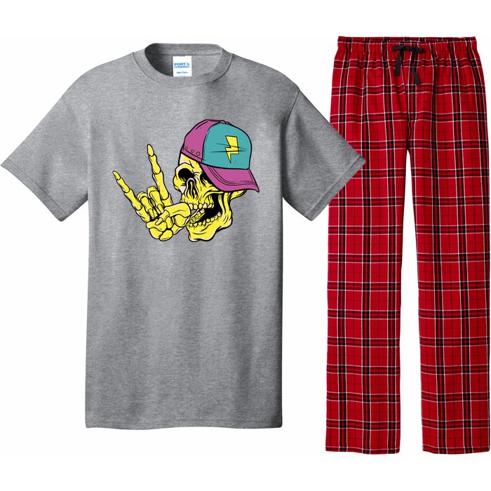 Rock On Cool Skull Pajama Set