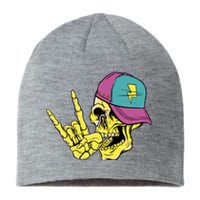 Rock On Cool Skull Sustainable Beanie