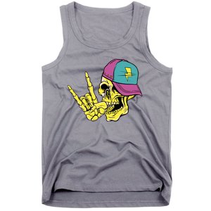 Rock On Cool Skull Tank Top