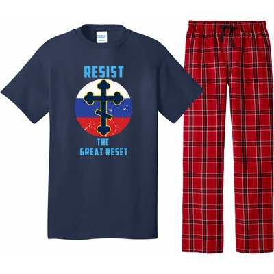 Russian Orthodox Christian Flag Gift Pajama Set