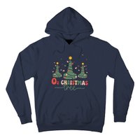 Retro Oh Christmas Tree Funny Nurse Rt Respiratory Therapist Hoodie