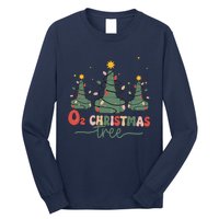 Retro Oh Christmas Tree Funny Nurse Rt Respiratory Therapist Long Sleeve Shirt