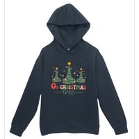 Retro Oh Christmas Tree Funny Nurse Rt Respiratory Therapist Urban Pullover Hoodie