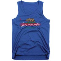 Republic Of California State Flag Sacrato Home Souvenir Funny Gift Tank Top