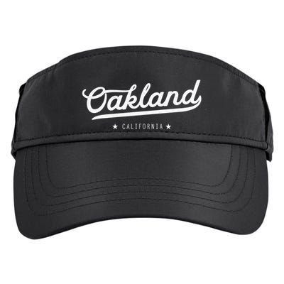 Retro Oakland California Bay Area Novelty Adult Drive Performance Visor