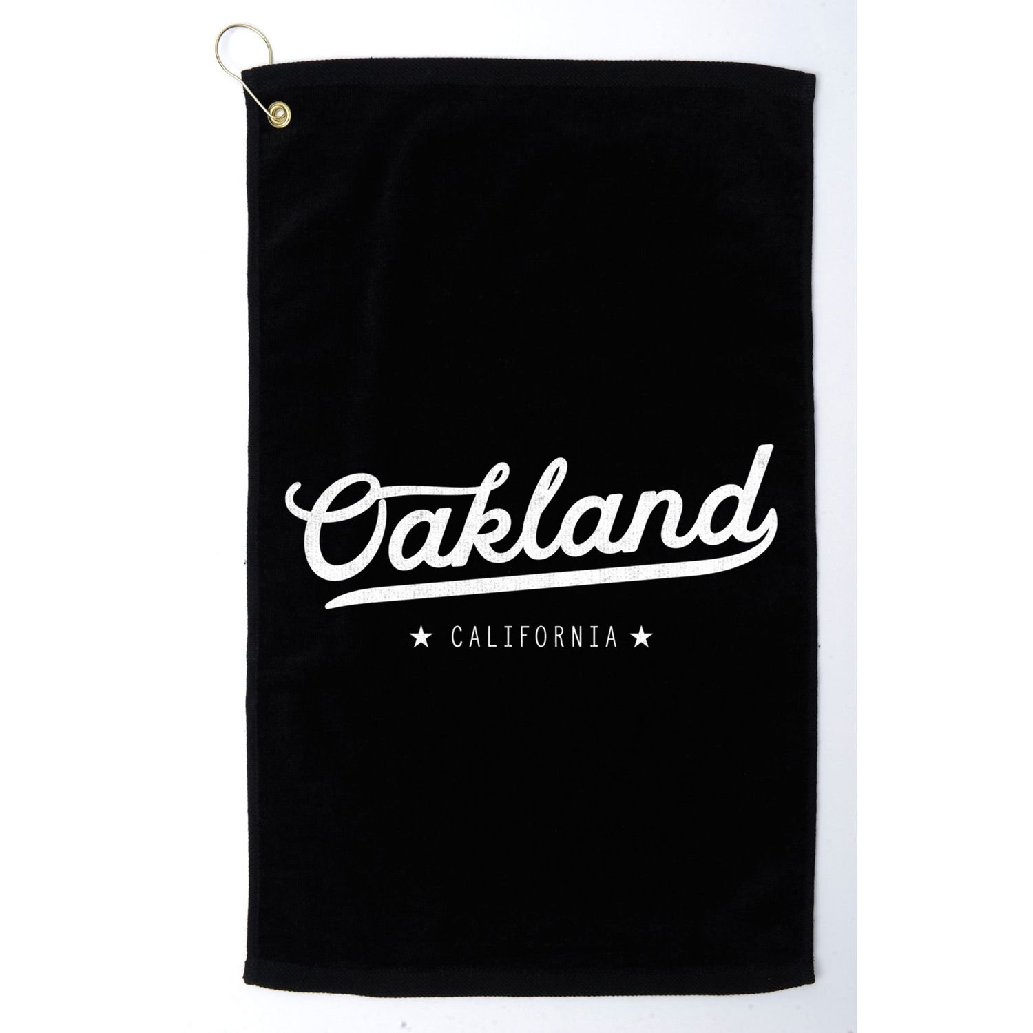 Retro Oakland California Bay Area Novelty Golf Towel