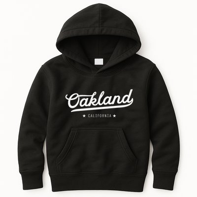 Retro Oakland California Bay Area Novelty Kids Hoodie