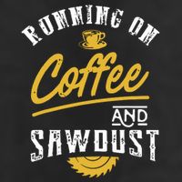 Running On Coffee And Sawdust Woodworking Adult Drive Performance Visor